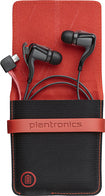BackBeat GO 2 Bluetooth Earbud Headphones with Charging Case - Earbuds: Black; Case: Black/Red