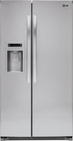 26.5 Cu. Ft. Side-by-Side Refrigerator with Thru-the-Door Ice and Water - Stainless-Steel