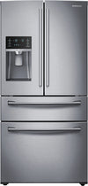 28.2 Cu. Ft. 4-Door French Door Refrigerator with Thru-the-Door Ice and Water - Stainless-Steel