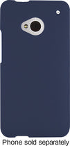 Hard Shell Soft-Touch Case for HTC One Cell Phones - Blue