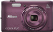 Coolpix S5300 16.0-Megapixel Digital Camera - Plum