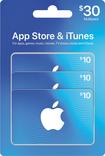 $10 iTunes Gift Cards (3-Pack)