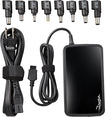 Slim Universal AC Laptop Power Adapter with USB Charging
