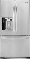 27.6 Cu. Ft. French Door Refrigerator with Thru-the-Door Ice and Water - Stainless-Steel