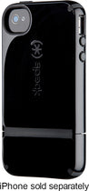 Candyshell Flip Case for Apple® iPhone® 4 and 4S - Black/Charcoal Gray