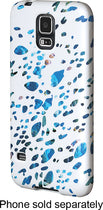 Floral Case for Samsung Galaxy S 5 Cell Phones - White/Blue