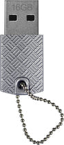Woven 16GB USB 2.0 Flash Drive - Silver