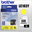 High-Yield Ink Cartridge for Select Brother Printers - Yellow