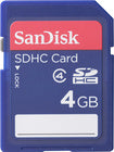 4GB SDHC Class 4 Memory Card