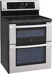30" Self-Cleaning Freestanding Double Oven Electric Convection Range - Stainless-Steel
