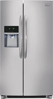Gallery 26.0 Cu. Ft. Frost-Free Side-by-Side Refrigerator with Thru-the-Door Ice and Water - Stainless-Steel