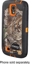 Defender Series Case for Samsung Galaxy S 4 Mobile Phones - Blaze Orange/Realtree Black Camo