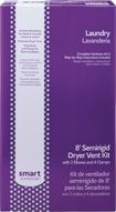 Semi-Rigid Dryer Vent Kit Required for Hook-Up - Silver