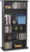 Drawbridge Multimedia Storage Cabinet - Black