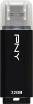 Classic Attaché 32GB USB 2.0 Flash Drive - Black/Clear