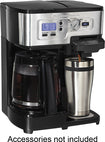 FlexBrew 12-Cup Coffeemaker - Black/Silver