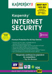 Kaspersky Internet Security (3-Device) (1-Year Subscription) - Mac/Windows
