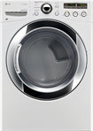 SteamDryer 7.3 Cu. Ft. 9-Cycle Ultralarge Capacity Steam Gas Dryer - White