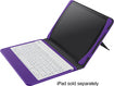 QODE Slim-Style Keyboard Case for Apple® iPad® Air - White/Purple