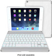 ZAGGkeys Folio Case and Bluetooth Keyboard for Apple® iPad® Air - White
