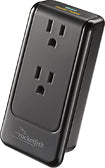 2-Outlet Flat-Panel Surge Protector