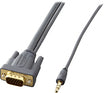 12' VGA/3.5mm Stereo Audio Cable