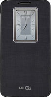 QuickWindow Folio Case for LG G2 Cell Phones (Verizon Wireless) - Black