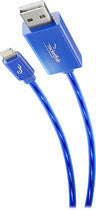 3' Lighted Lightning Charge/Sync Cable - Blue