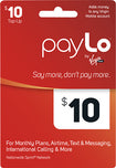 $10 PayLo Top-Up Card