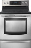 30" Self-Cleaning Freestanding Double Oven Electric Convection Range - Stainless-Steel