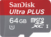 Ultra Plus 64GB microSDXC Class 10 UHS-1 Memory Card