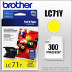 Inkjet Cartridge for Brother Printers - Yellow