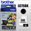 High-Yield Inkjet Cartridge for Brother Printers - Black