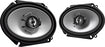 Road Series 6" x 8" 2-Way Car Speakers with Paper Woofer Cones (Pair)