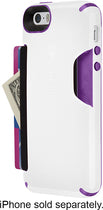 Shellcard Case for Apple® iPhone® 5 and 5s - White/Purple