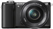 Alpha a5000 Compact System Camera with 16-50mm Retractable Lens - Black