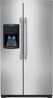 26.0 Cu. Ft. Side-by-Side Refrigerator with Thru-the-Door Ice and Water - Stainless-Steel