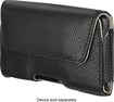 Leather Hip Case for Select Apple® iPhone® Models and Android Cell Phones - Black