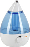 0.9-Gal. Ultrasonic Drop Shape Humidifier - White/Blue