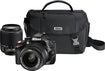 D3200 DSLR Camera with 18-55mm and 55-200mm Lenses - Black