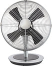 12" Table Fan - Chrome/Black