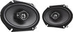 6" x 8" 3-Way Car Speakers with Paper Cones (Pair)
