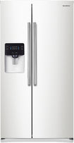 24.5 Cu. Ft. Side-by-Side Refrigerator with Thru-the-Door Ice and Water - White