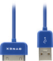 3' Apple® 30-Pin Cable - Blue