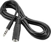 6' 3.5mm Mini Audio Extension Cable - Black