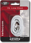 7' Line Cord - White