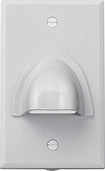 Cable Pass-Through Wall Plate - White