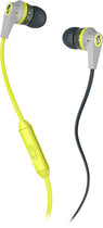 Ink'd 2 Earbud Headphones - Gray/Lime