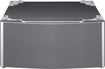 Washer/Dryer Laundry Pedestal with Storage Drawer - Graphite Steel