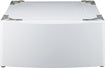 Washer/Dryer Laundry Pedestal with Storage Drawer - White